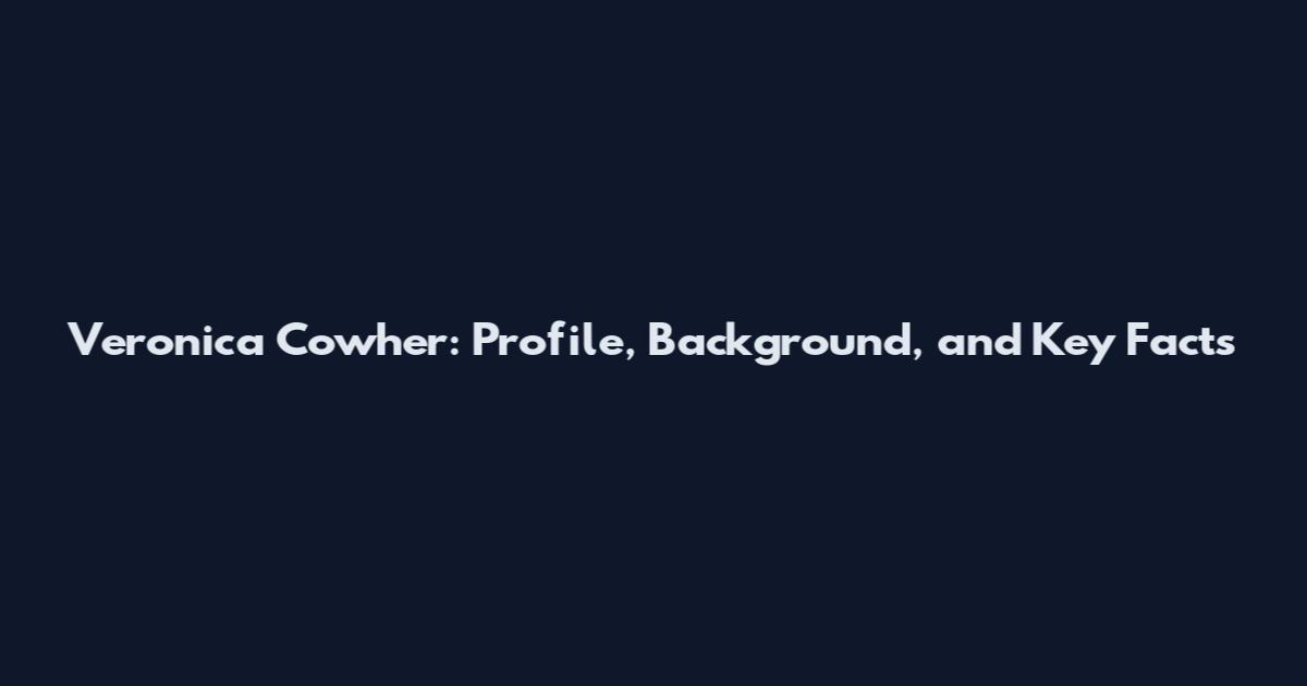 Veronica Cowher: Profile, Background, and Key Facts