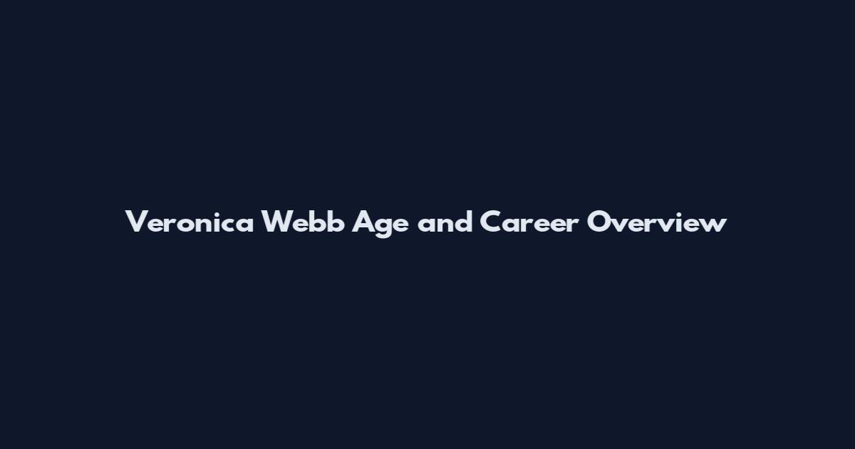 Veronica Webb Age and Career Overview