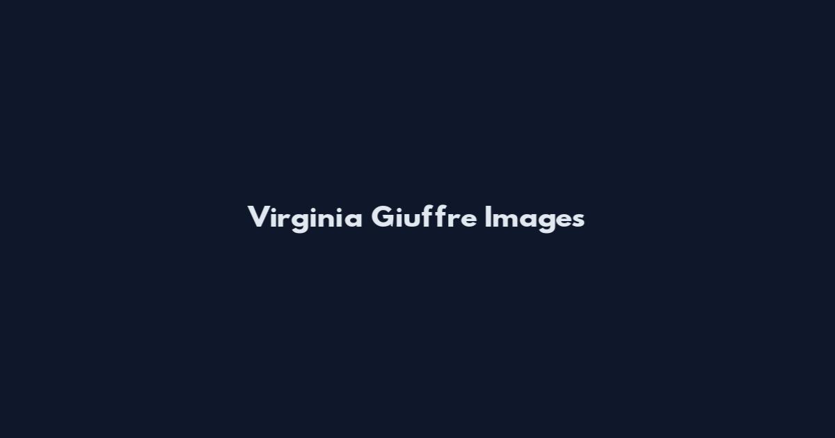 Virginia Giuffre Images