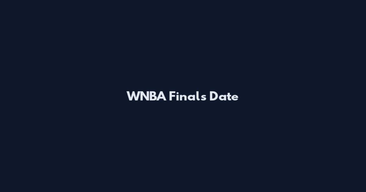 WNBA Finals Date