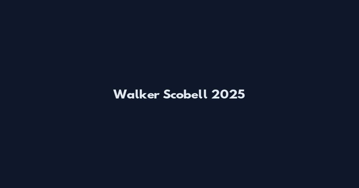 Walker Scobell 2025