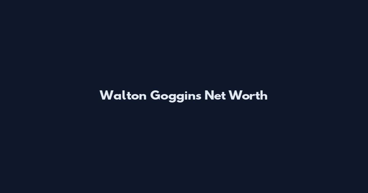 Walton Goggins Net Worth