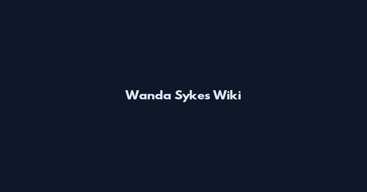 Wanda Sykes Wiki