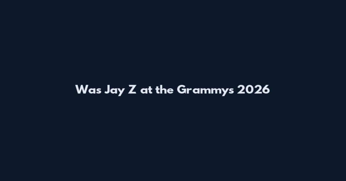 Was Jay Z at the Grammys 2026