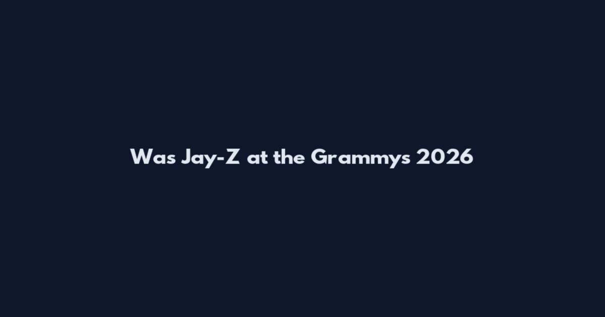 Was Jay-Z at the Grammys 2026