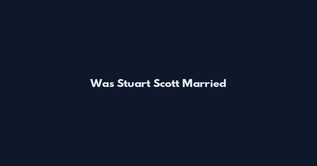 Was Stuart Scott Married