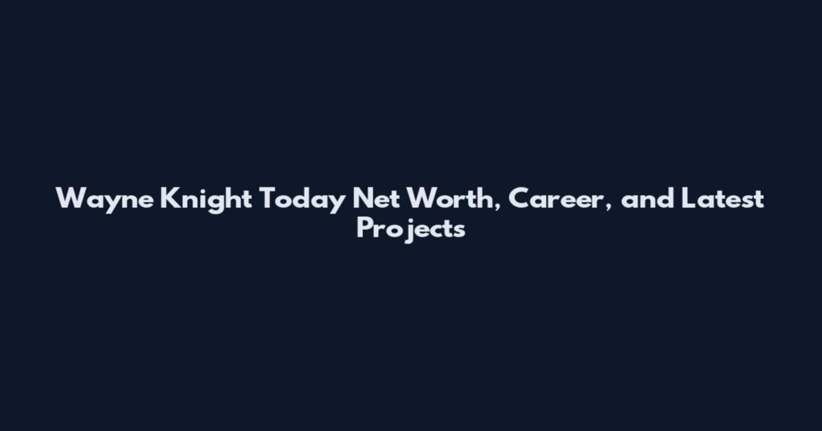 Wayne Knight Today Net Worth, Career, and Latest Projects