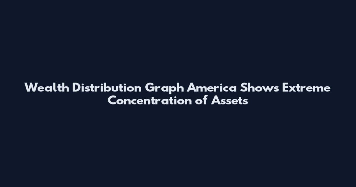 Wealth Distribution Graph America Shows Extreme Concentration of Assets
