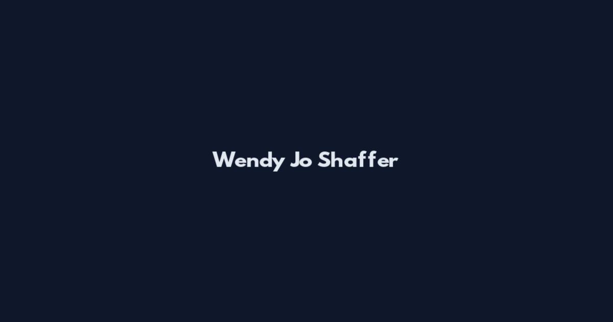 Wendy Jo Shaffer