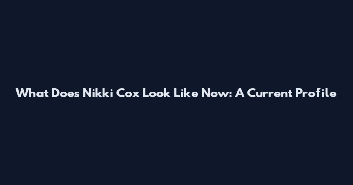 What Does Nikki Cox Look Like Now: A Current Profile