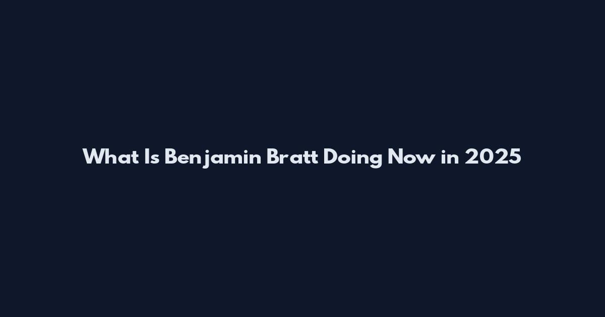 What Is Benjamin Bratt Doing Now in 2025