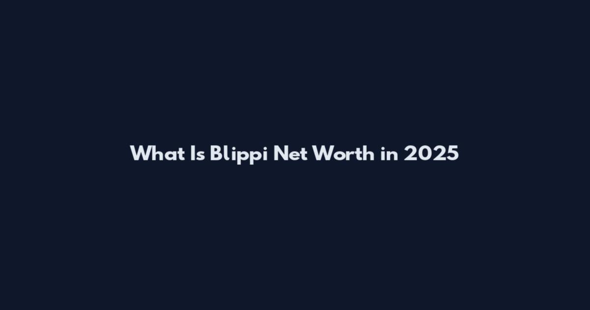 What Is Blippi Net Worth in 2025