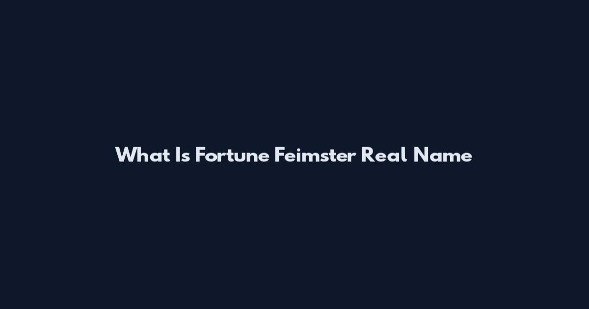 What Is Fortune Feimster Real Name