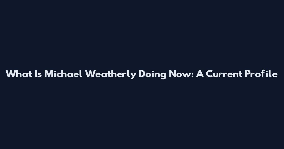 What Is Michael Weatherly Doing Now: A Current Profile