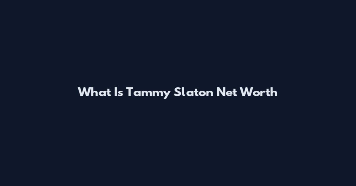 What Is Tammy Slaton Net Worth