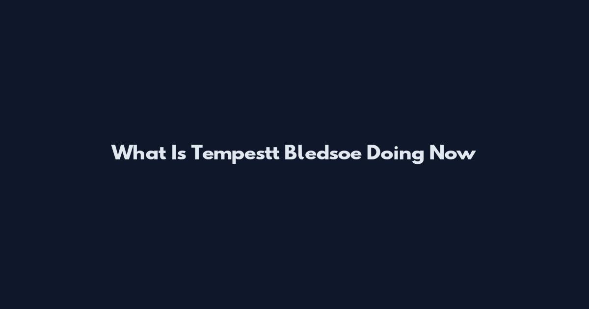 What Is Tempestt Bledsoe Doing Now