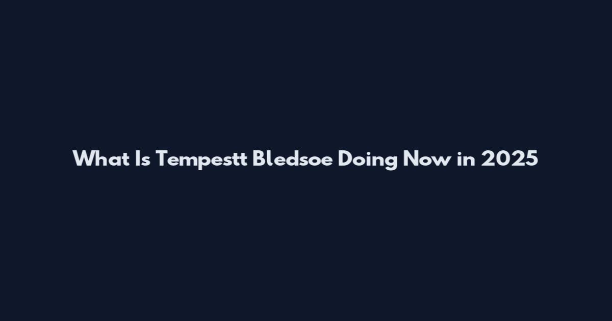 What Is Tempestt Bledsoe Doing Now in 2025