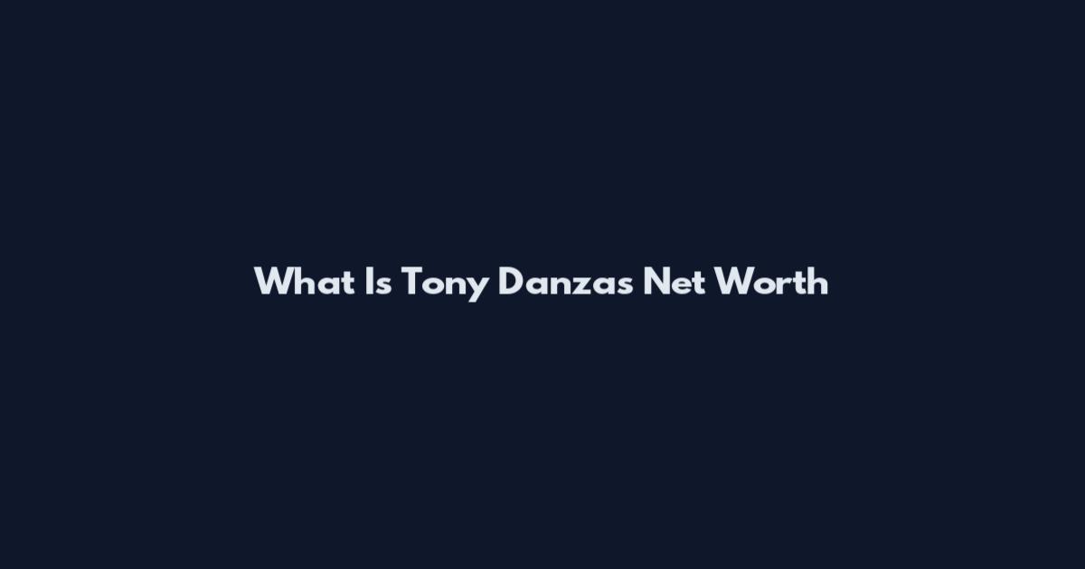 What Is Tony Danza's Net Worth