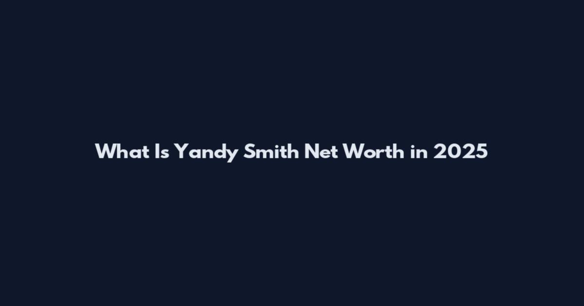 What Is Yandy Smith Net Worth in 2025