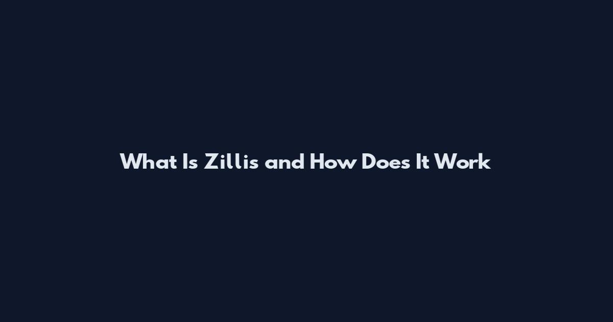 What Is Zillis and How Does It Work