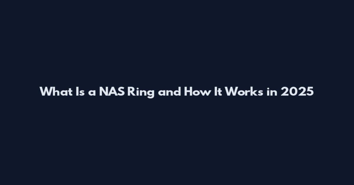 What Is a NAS Ring and How It Works in 2025