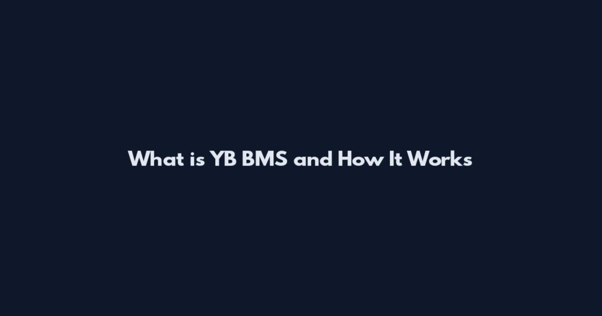 What is YB BMS and How It Works