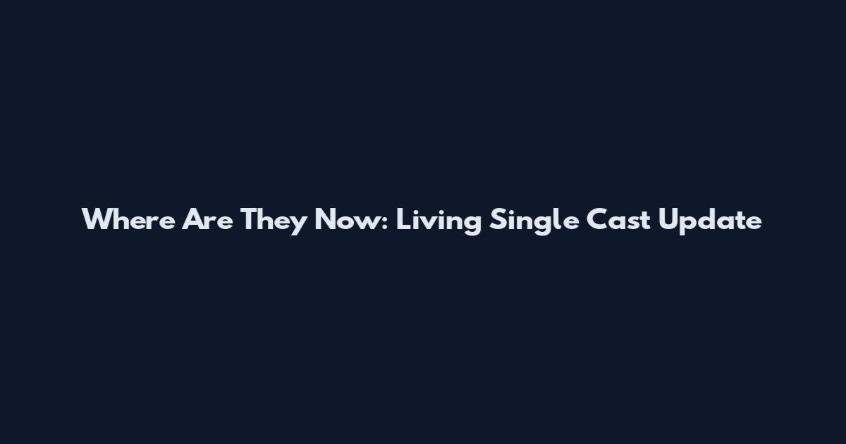 Where Are They Now: Living Single Cast Update