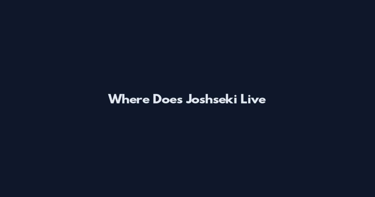 Where Does Joshseki Live