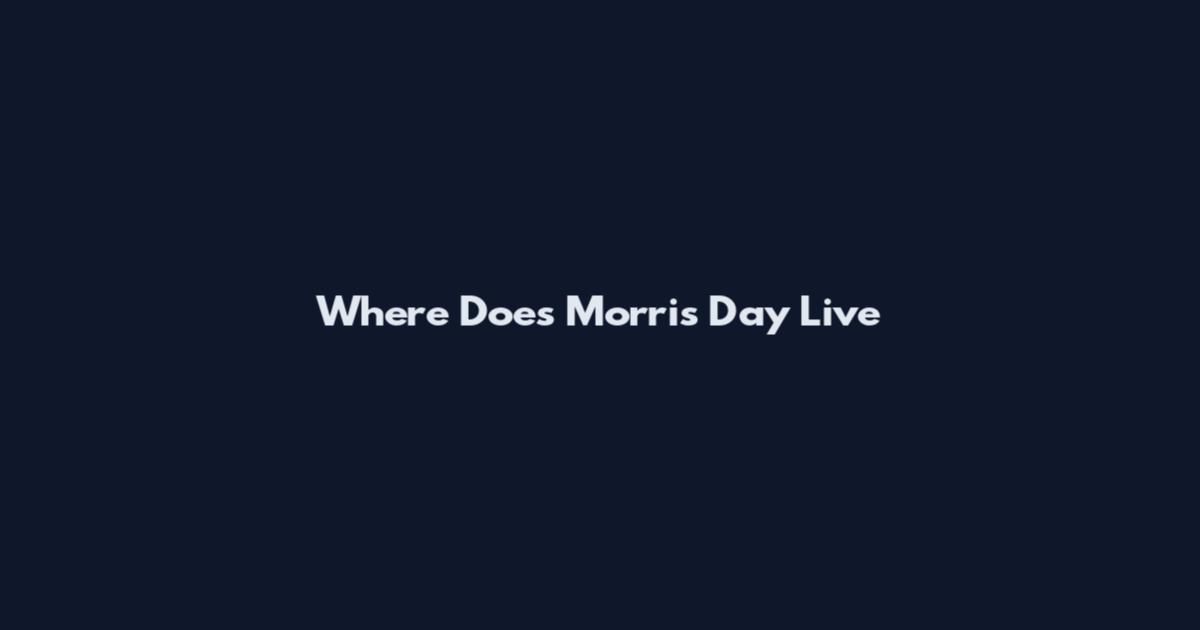 Where Does Morris Day Live