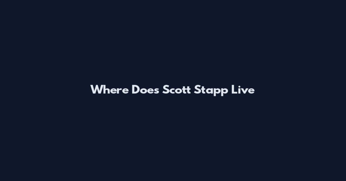 Where Does Scott Stapp Live