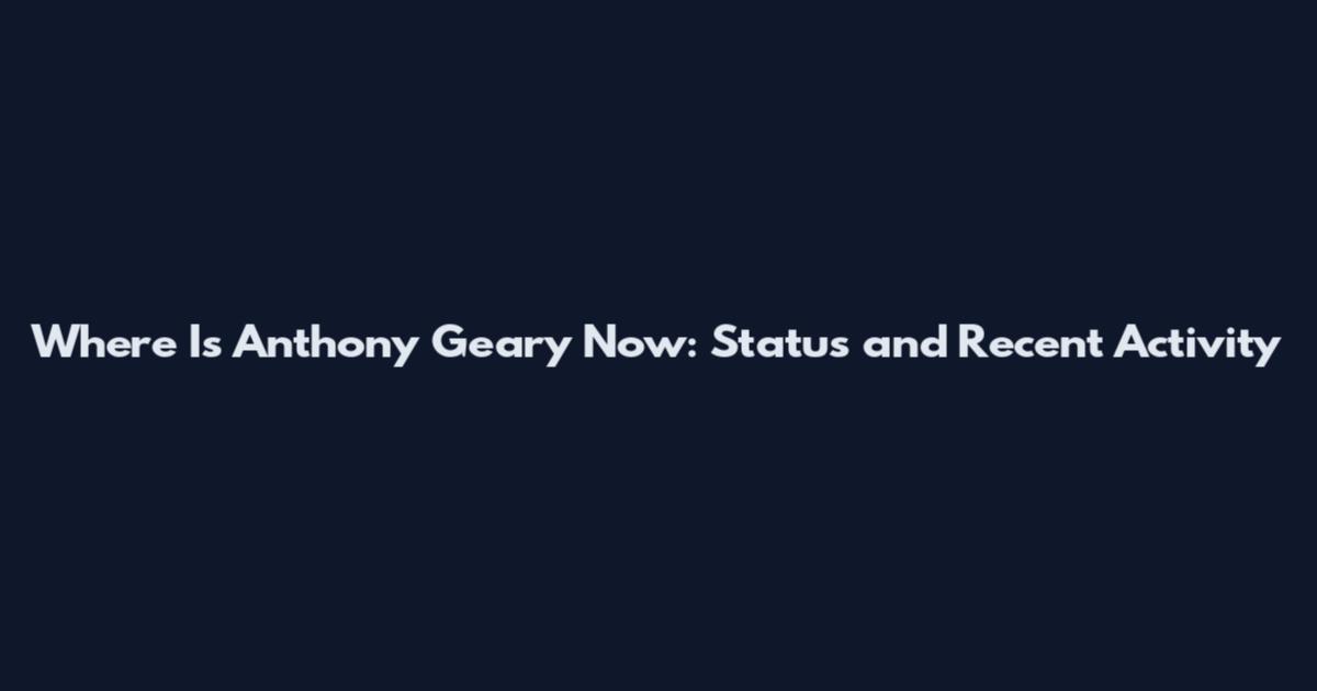 Where Is Anthony Geary Now: Status and Recent Activity