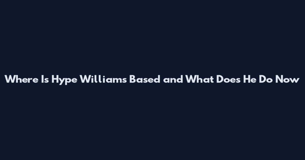 Where Is Hype Williams Based and What Does He Do Now