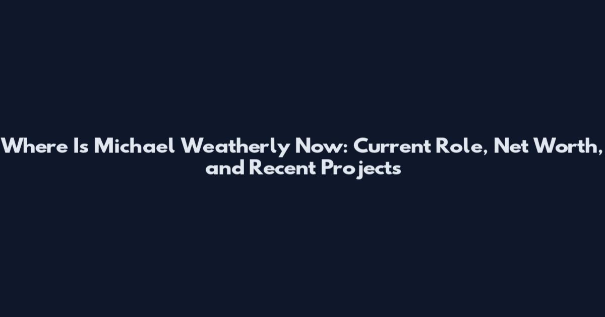 Where Is Michael Weatherly Now: Current Role, Net Worth, and Recent Projects