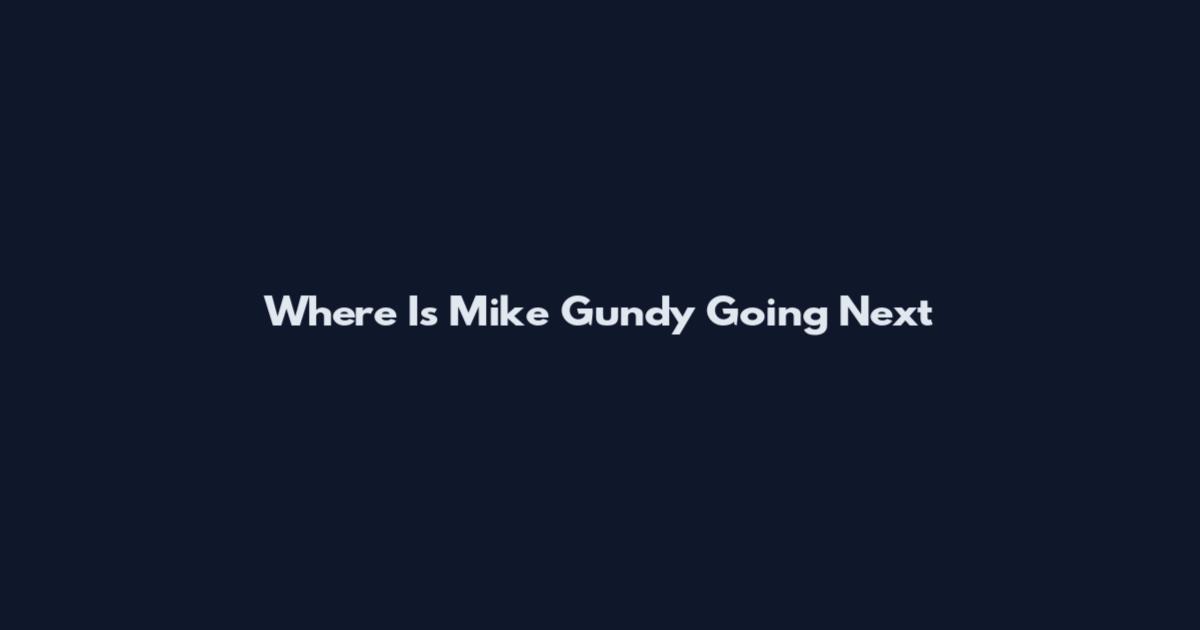 Where Is Mike Gundy Going Next