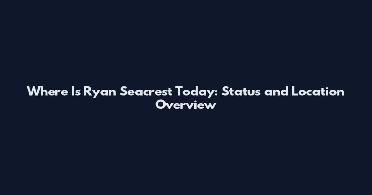 Where Is Ryan Seacrest Today: Status and Location Overview