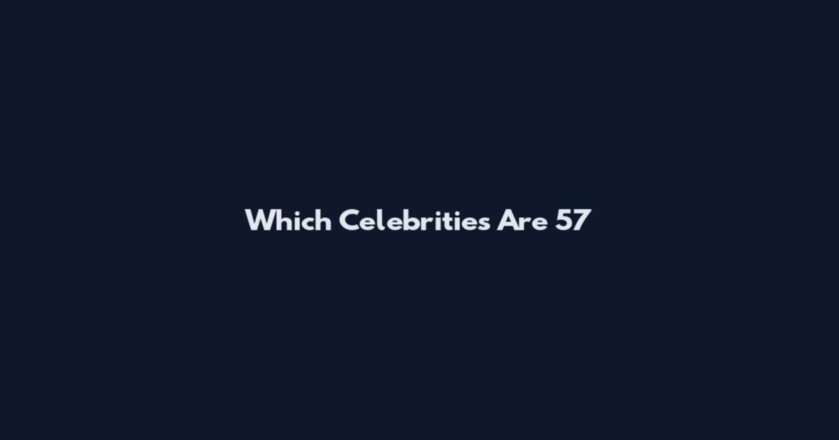 Which Celebrities Are 5'7