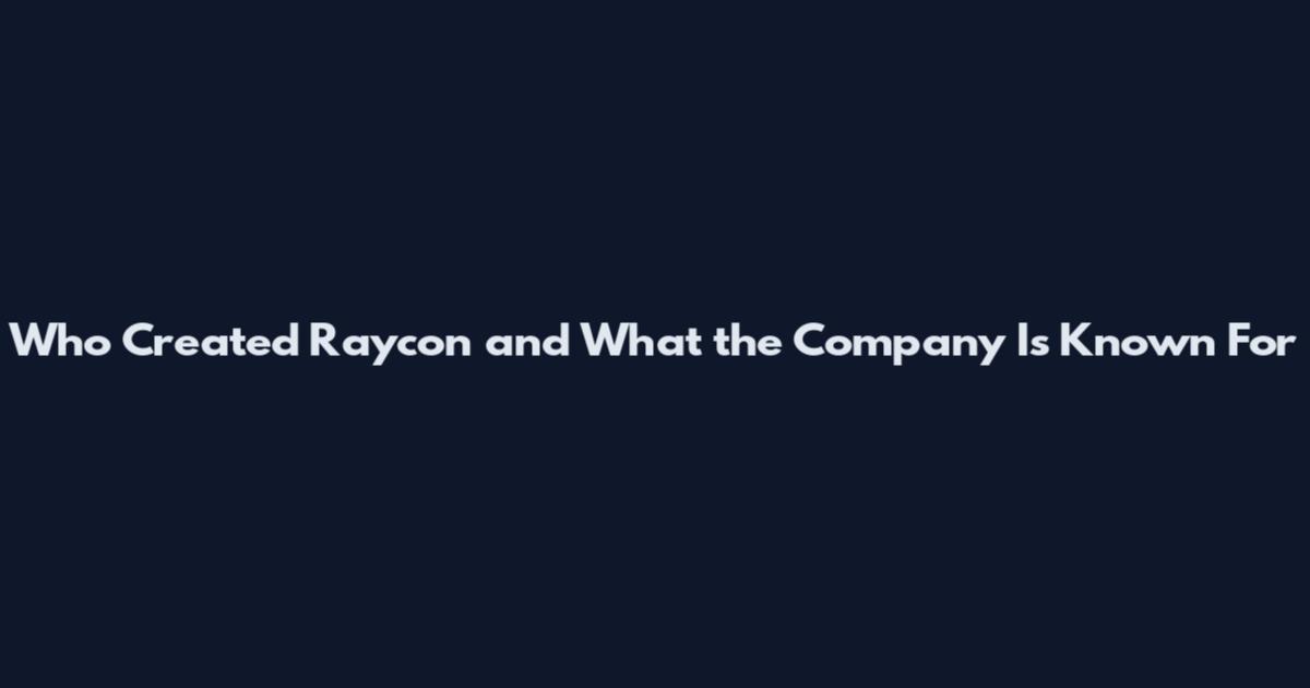 Who Created Raycon and What the Company Is Known For