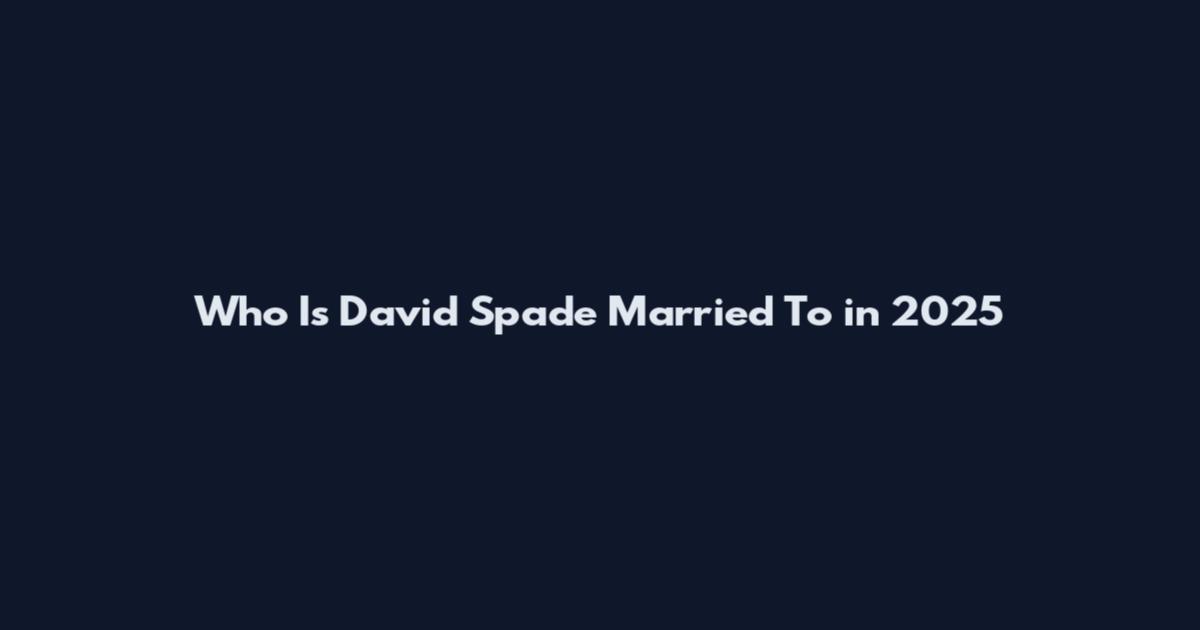 Who Is David Spade Married To in 2025