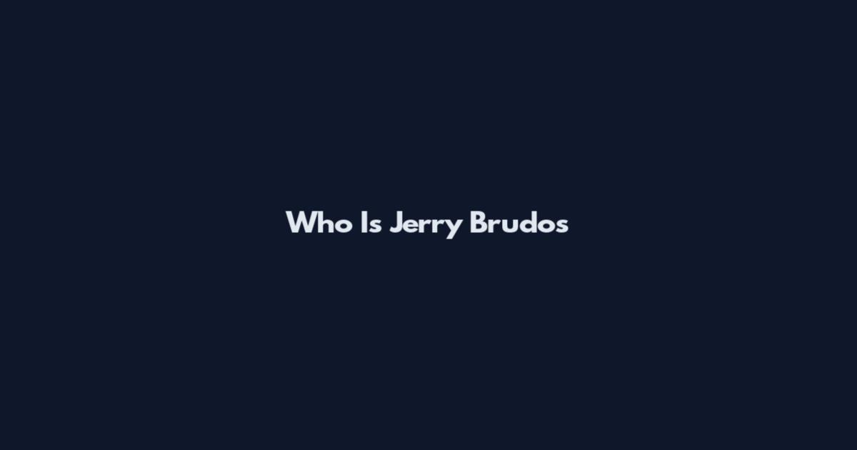 Who Is Jerry Brudos