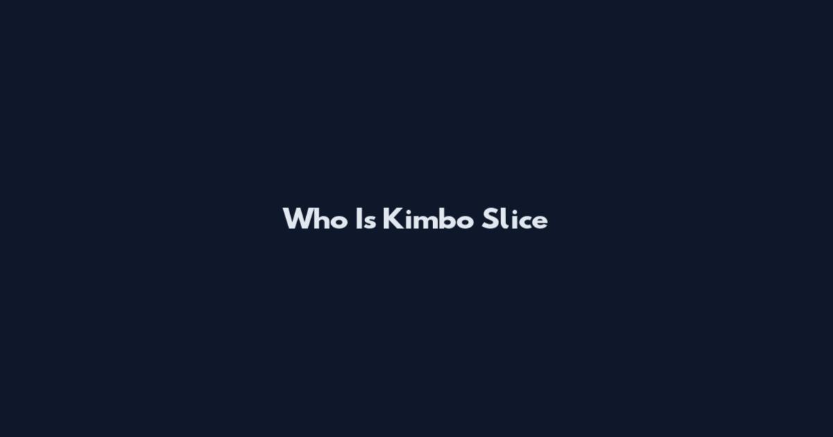 Who Is Kimbo Slice