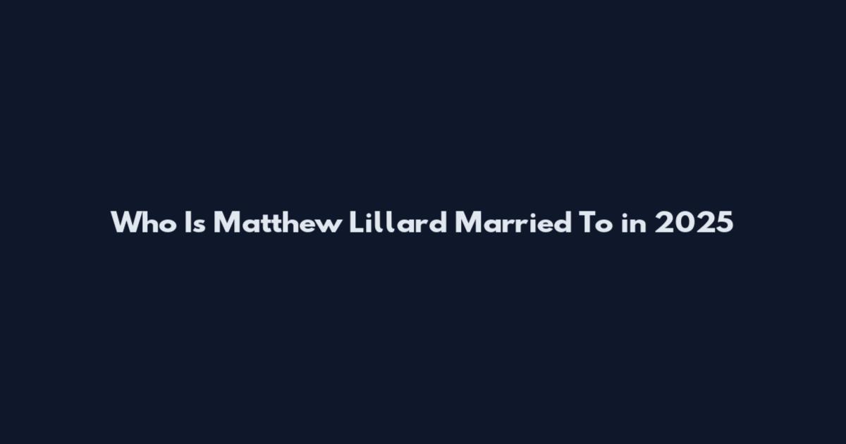 Who Is Matthew Lillard Married To in 2025