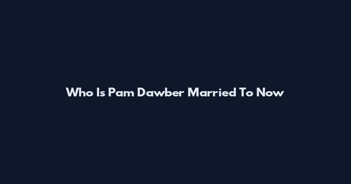 Who Is Pam Dawber Married To Now