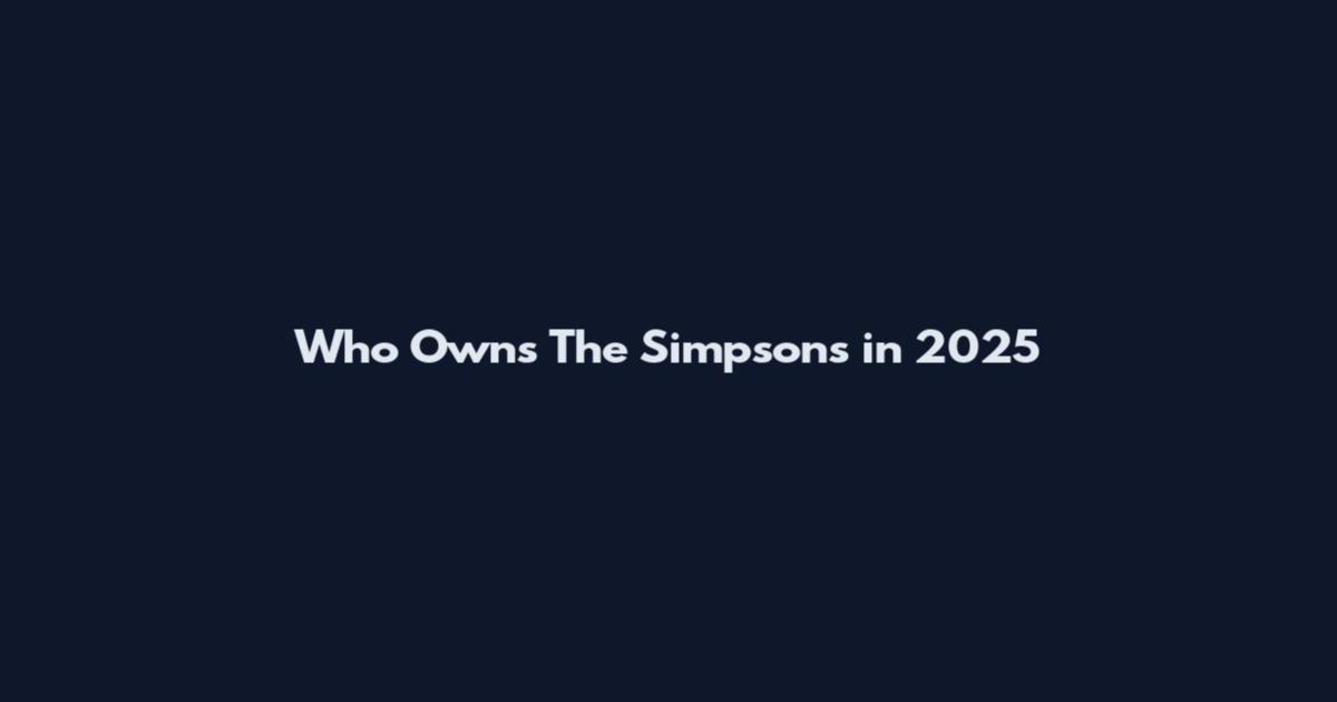 Who Owns The Simpsons in 2025