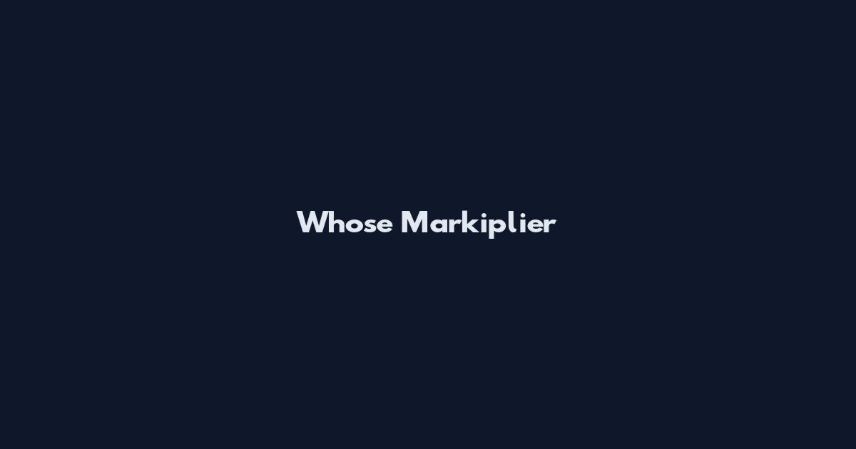 Whose Markiplier