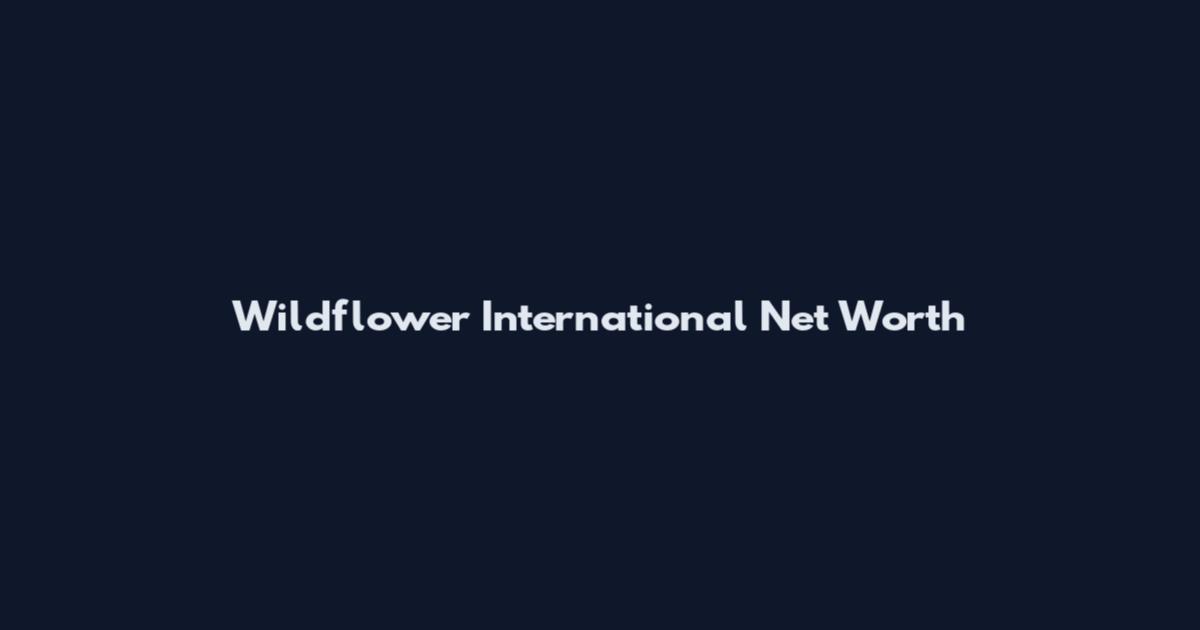 Wildflower International Net Worth