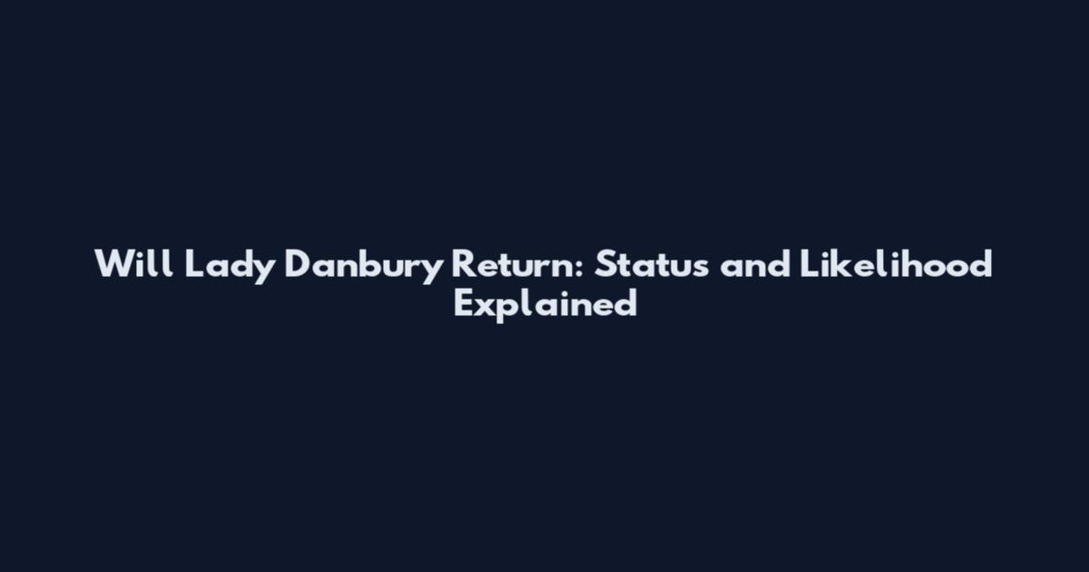 Will Lady Danbury Return: Status and Likelihood Explained
