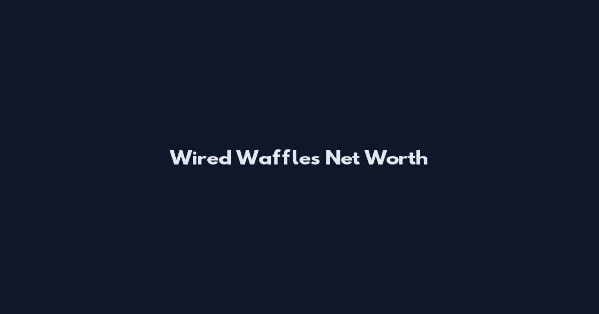 Wired Waffles Net Worth