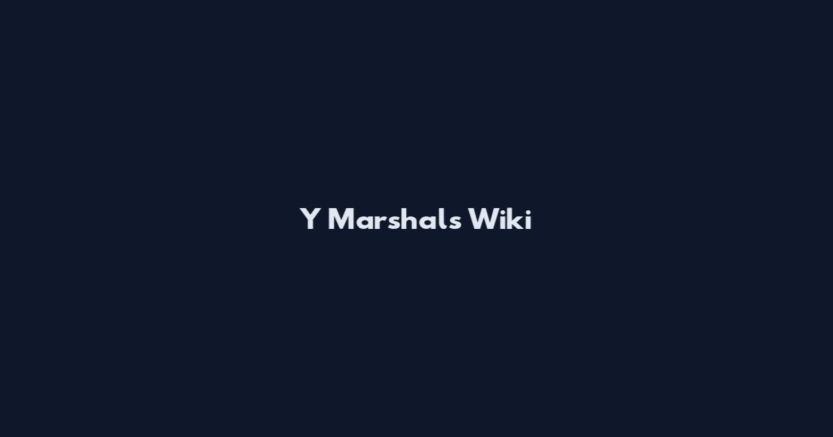 Y Marshals Wiki