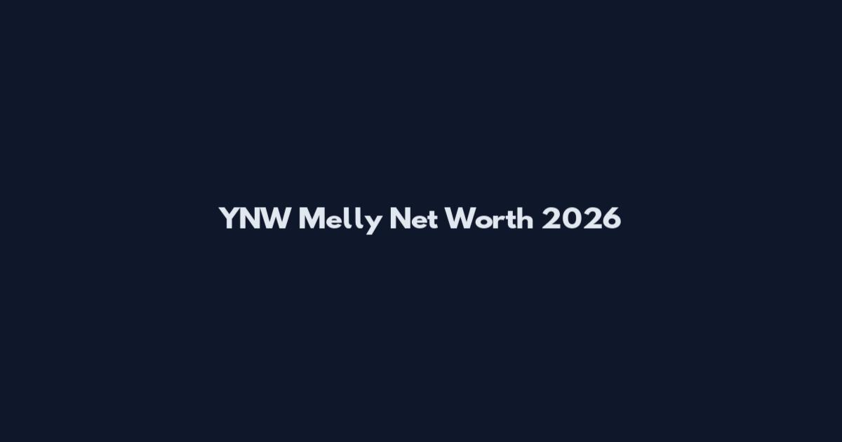 YNW Melly Net Worth 2026