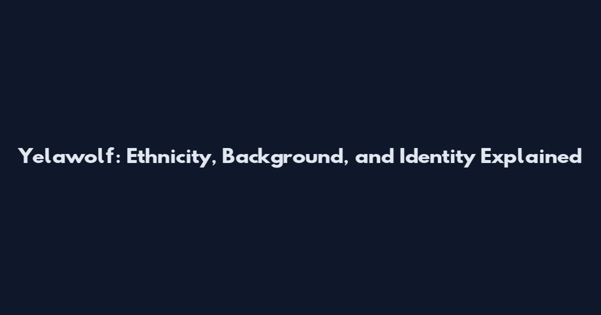 Yelawolf: Ethnicity, Background, and Identity Explained